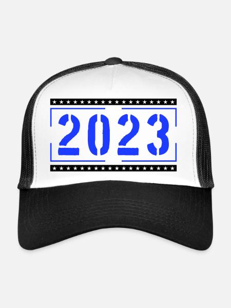 2023 - Trucker Cap - Weiß/Schwarz - Vorne