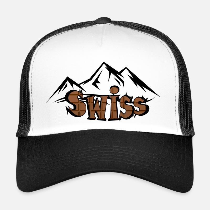 Swiss mountain chocolate Casquette trucker 