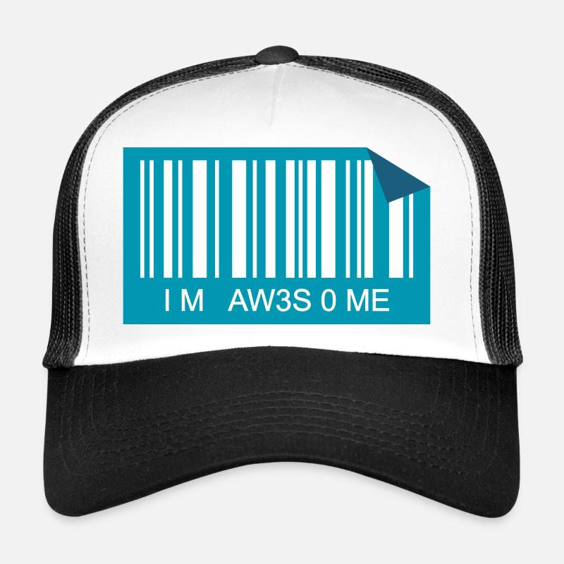 Awesome - Trucker Cap - Weiß/Schwarz