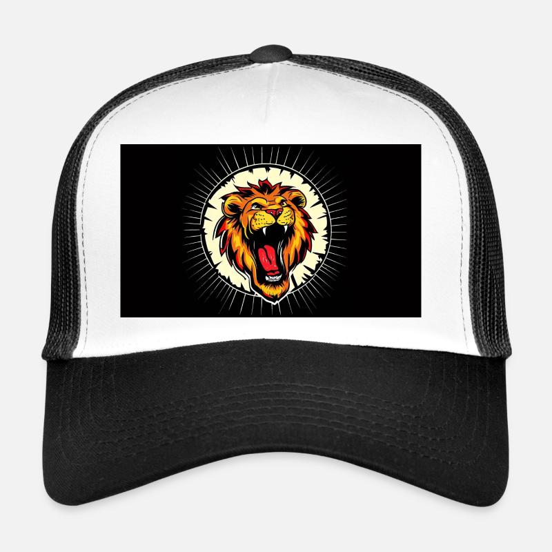 Design Lion - Trucker Cap - white/black