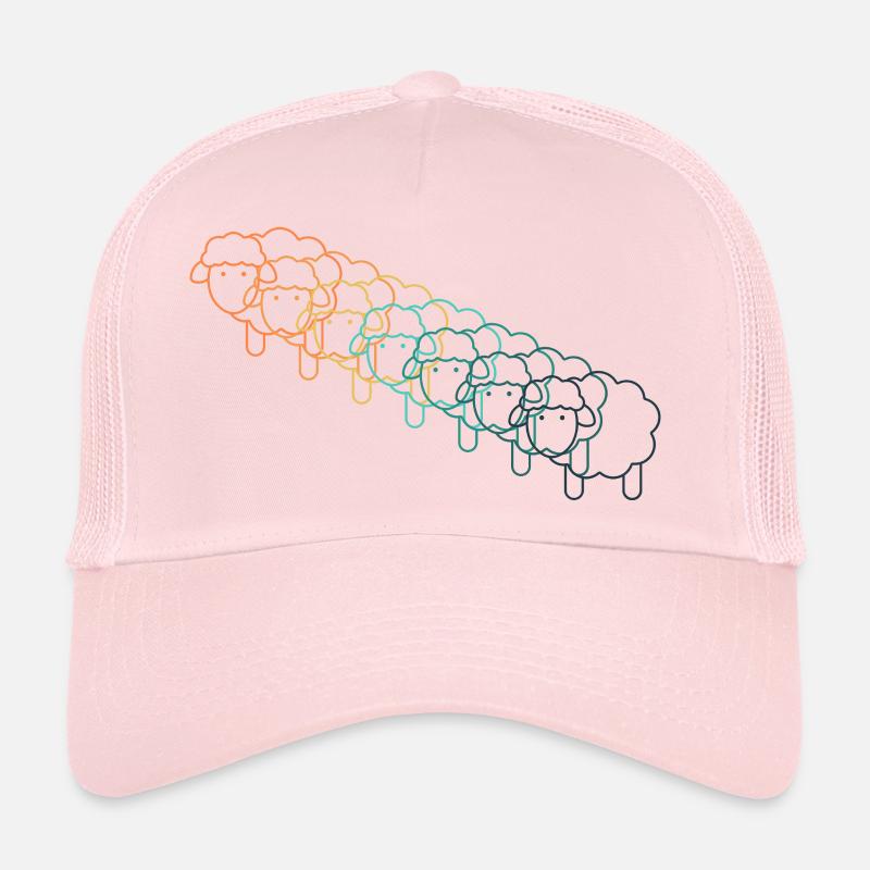 Cute retro sheep Trucker Cap