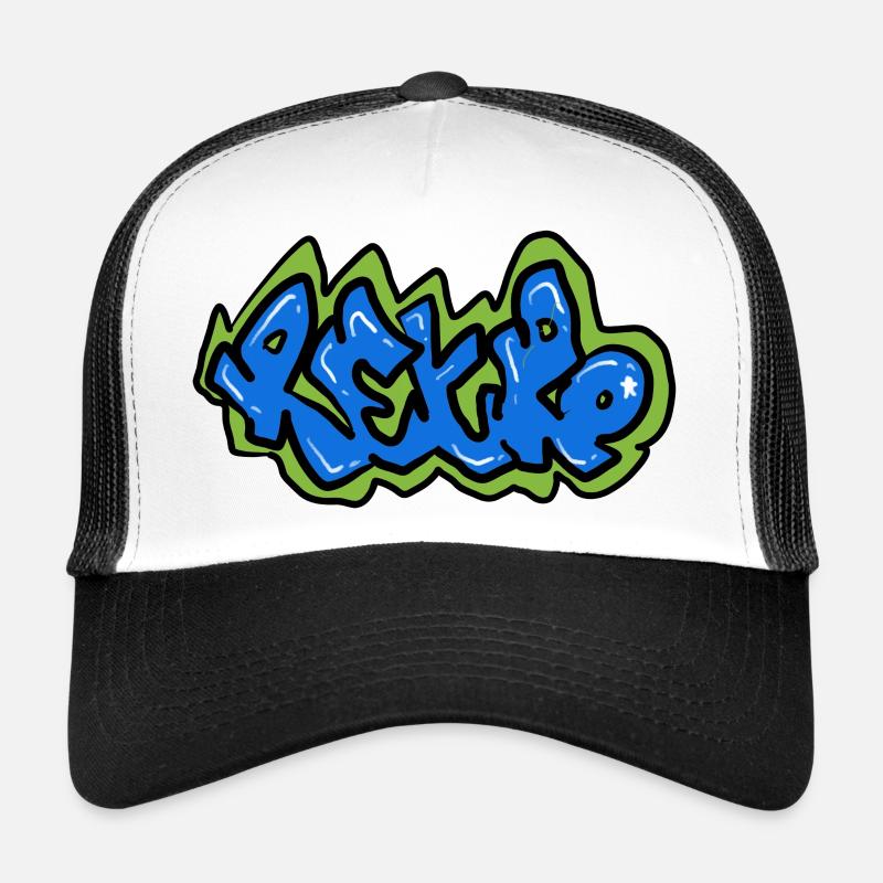 Retro graffiti design Trucker Cap