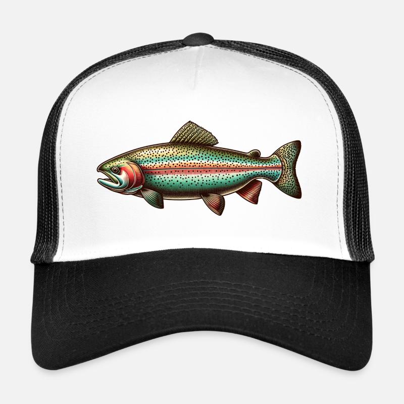 Rainbow trout Trucker Cap