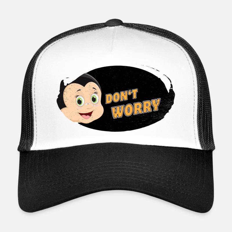 Ne vous inquiétez pas, soyez heureux avec Comic Casquette trucker 