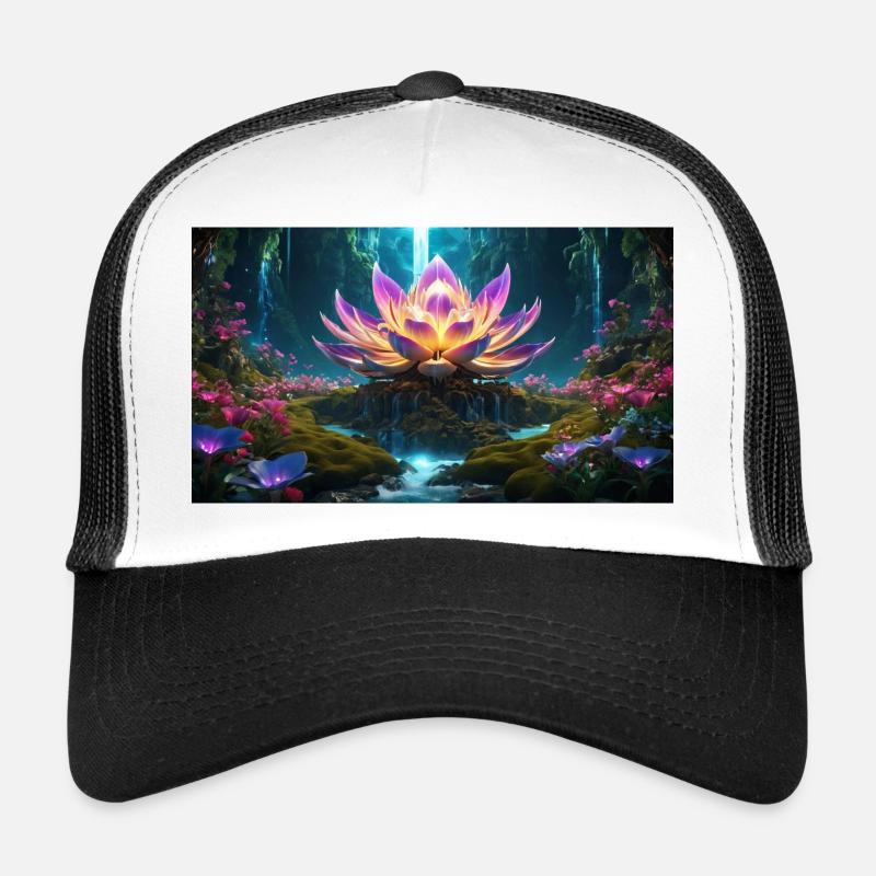 Fleur de lotus Casquette trucker 