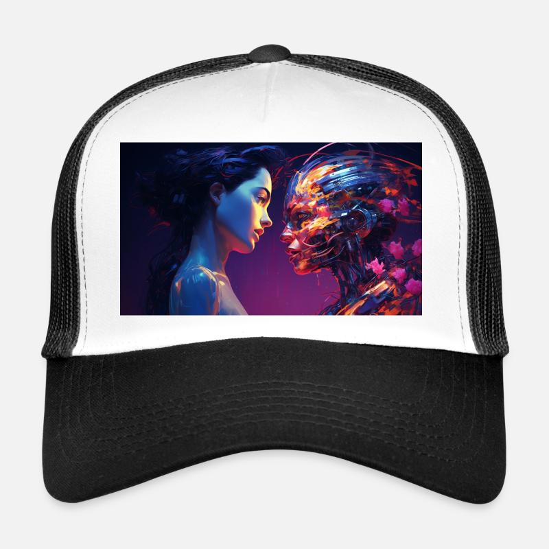 Man and Machine Side Trucker Cap