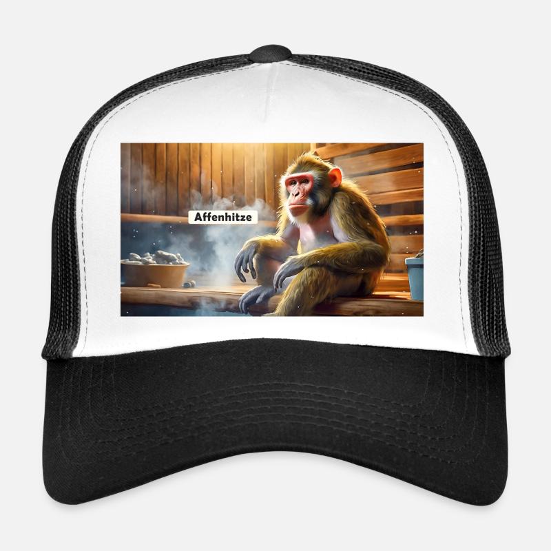 Pun ambiguous expression – Affenhitze (heat) Trucker Cap