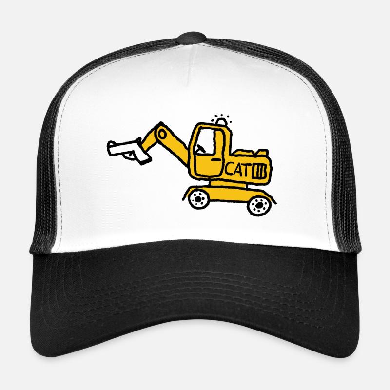 Danger pour la construction Casquette trucker 