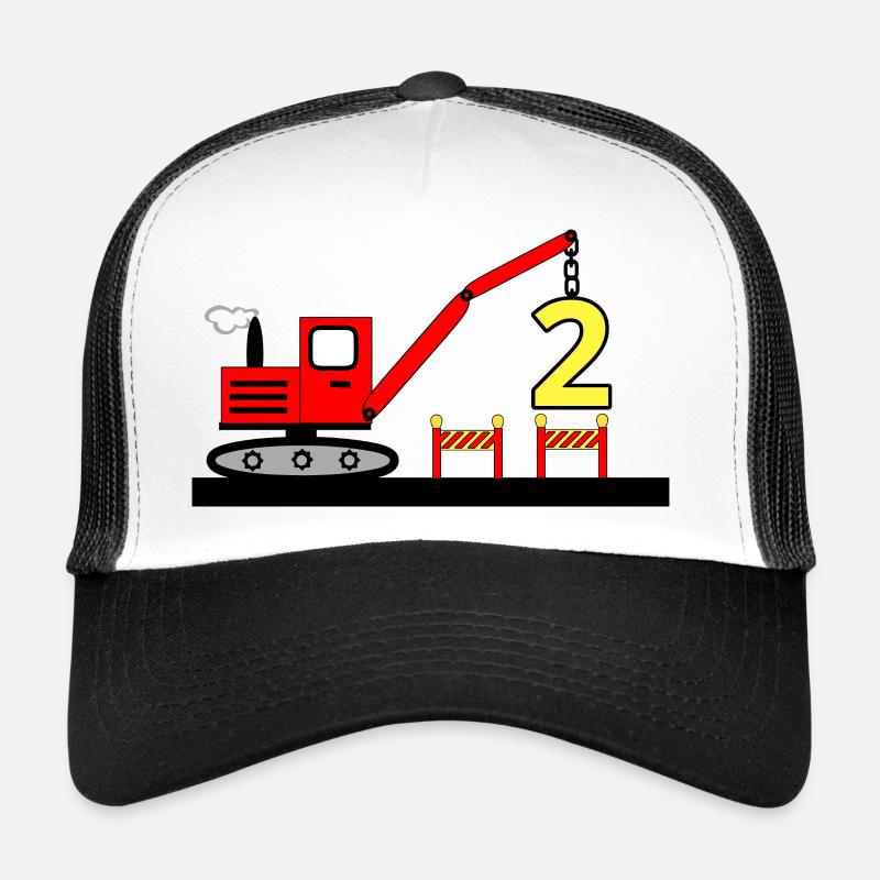 Bagger - Trucker Cap - Weiß/Schwarz