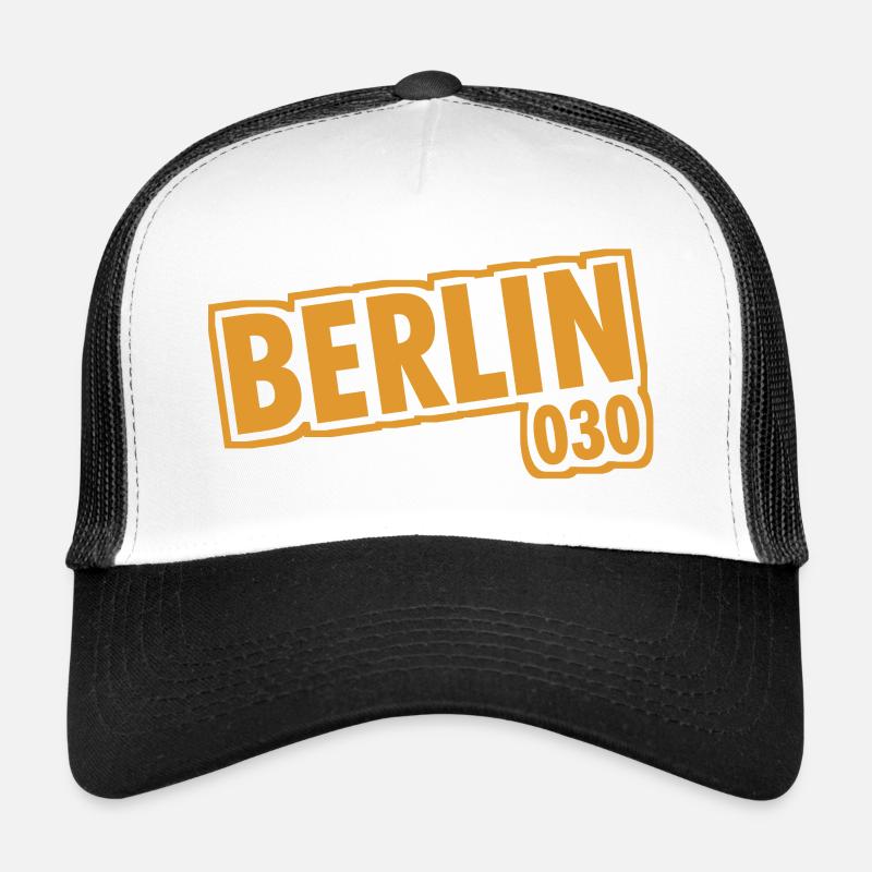 Berlin - 030 - Capital - Germany - Area Code Trucker Cap