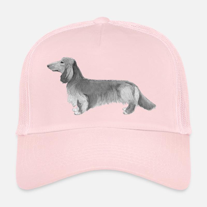 Teckel Teckel à poil long Casquette trucker 