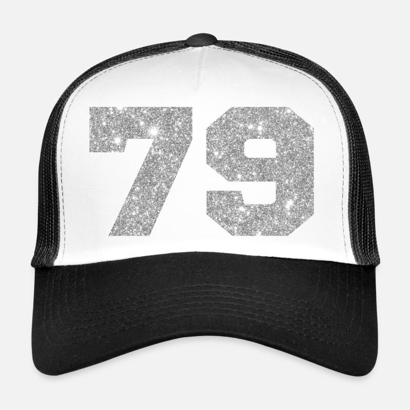 Nummer 79 Silberglitter - 79. Jahrestag Trucker Cap
