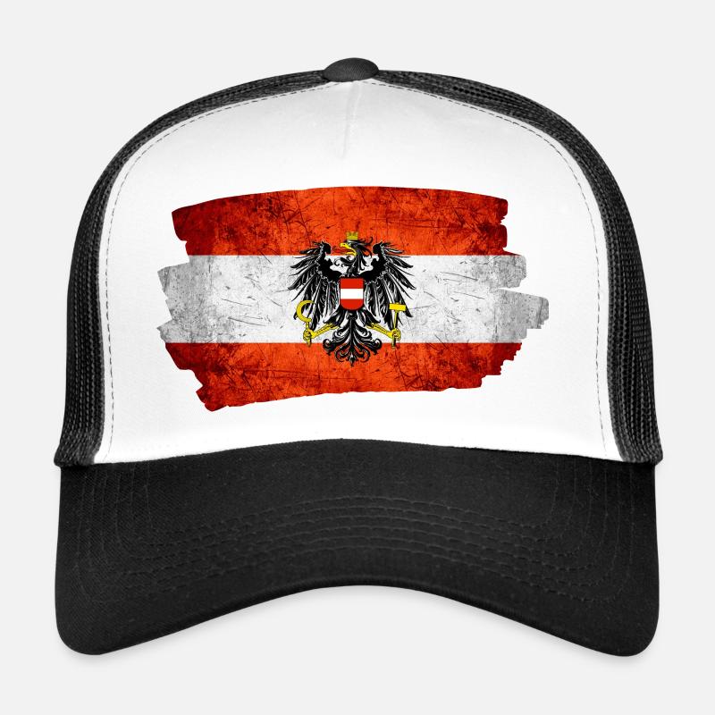 Drapeau de l’Autriche Casquette trucker 