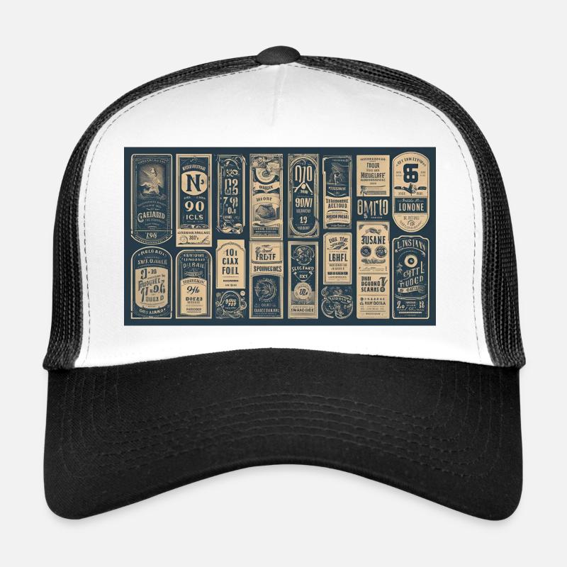 vintage retro designs Trucker Cap