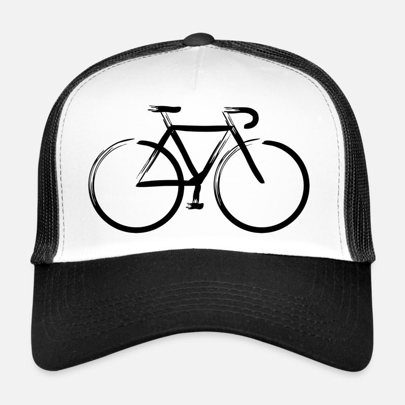 Traits 5 Noir Casquette trucker 