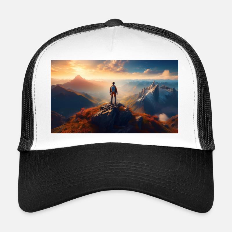Alpiniste au sommet Casquette trucker 