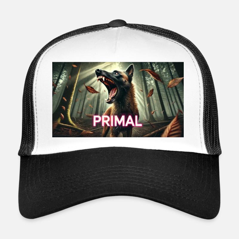 Primalinois² - Trucker Cap - Weiß/Schwarz