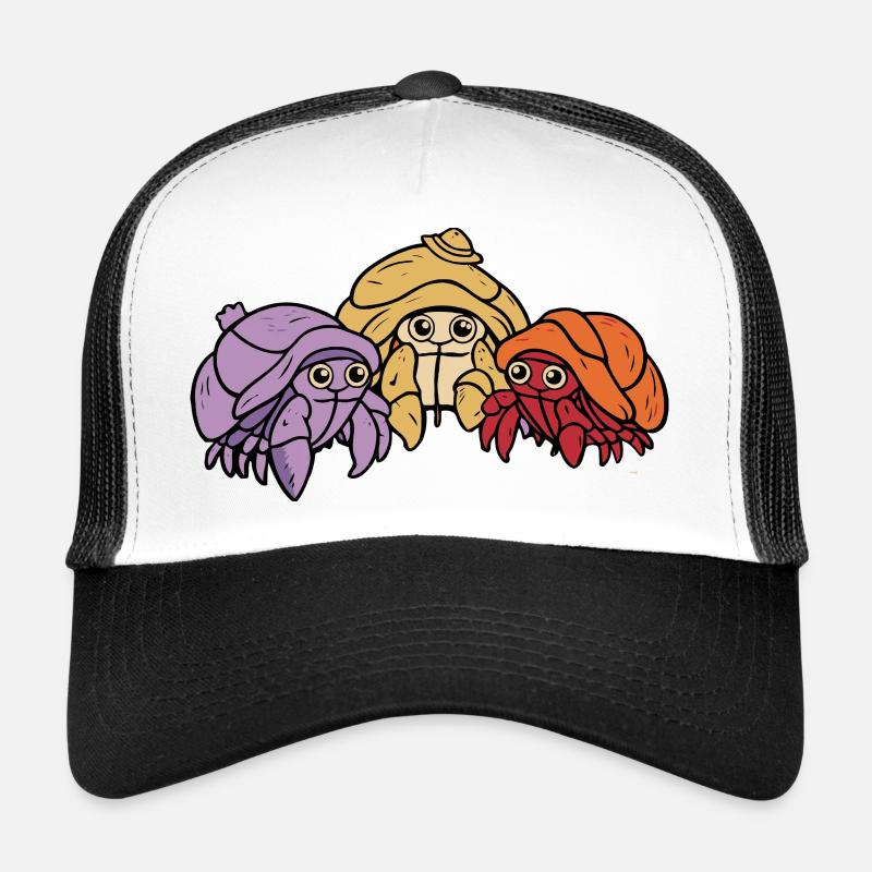 Verspieltes Einsiedlerkrebs-Trio Trucker Cap