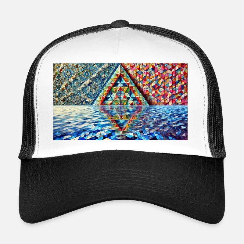 Unicorn-Capable-Triangel Trucker Cap