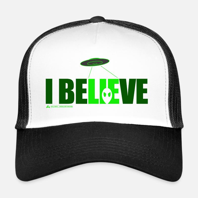 i believe - Trucker Cap - white/black