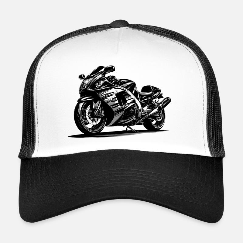 Wanderfalke four - Trucker Cap - Weiß/Schwarz