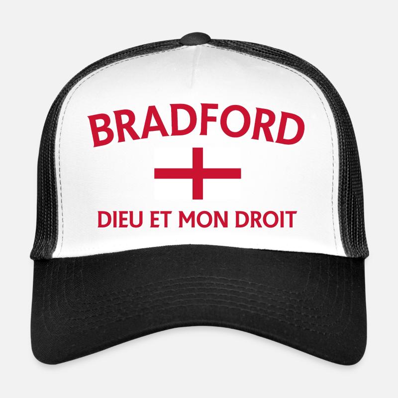 Bradford Angleterre Drapeau DDM Design Casquette trucker 