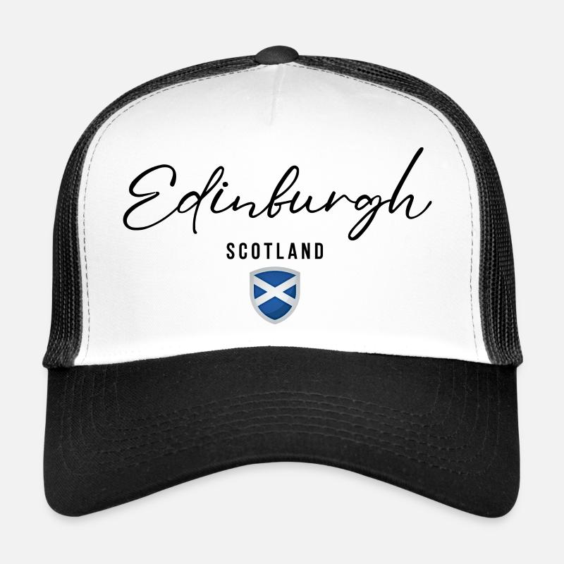 Design élégant Édimbourg, fierté écossaise Casquette trucker 