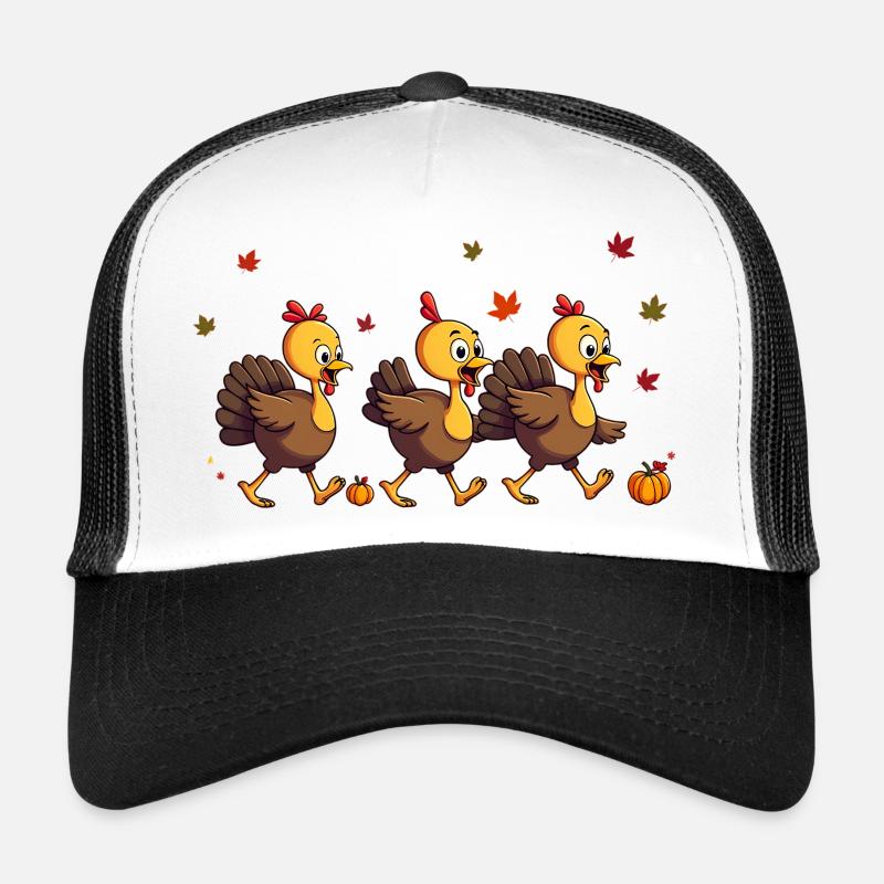 Bébé dinde de Thanksgiving Casquette trucker 
