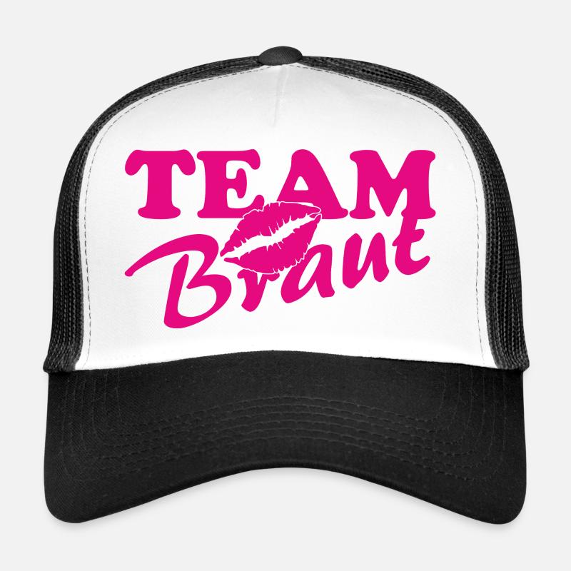 Team Brant Lippenkuss Neon Pink Trucker Cap
