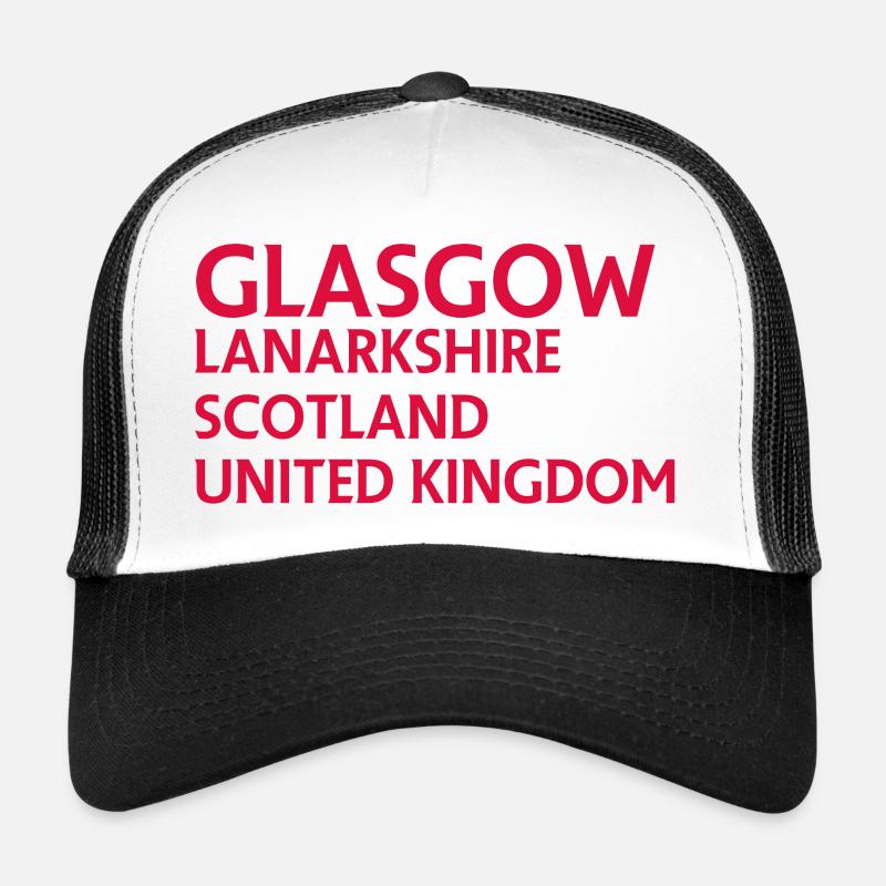 Glasgow – Scotland Textdesign Casquette trucker 