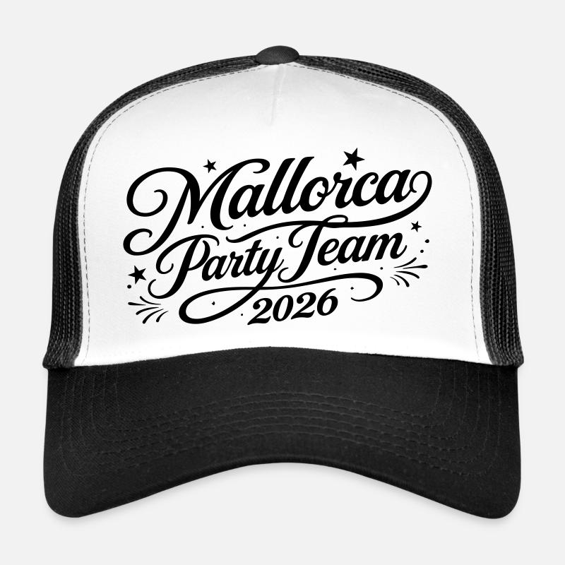 Équipe de la fête de Majorque 2026 Casquette trucker 