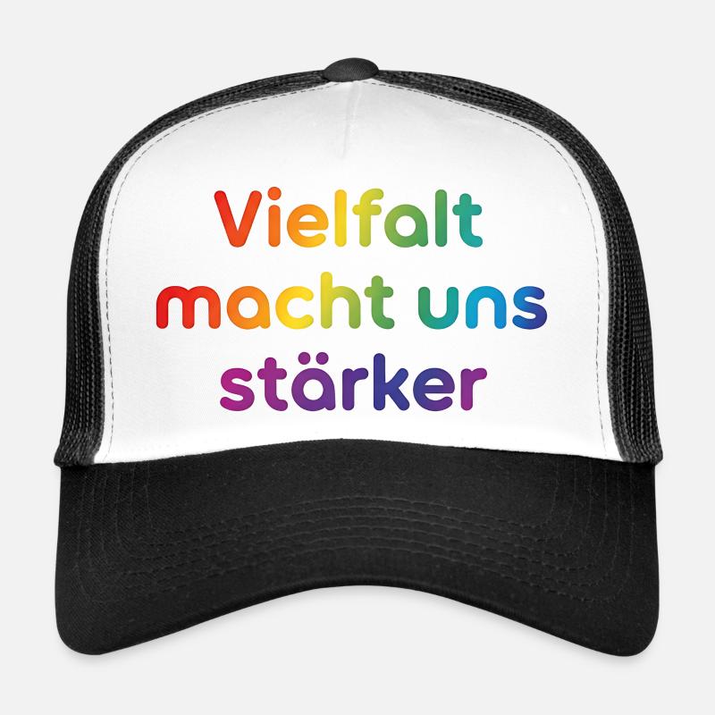 La diversité nous rend plus forts Casquette trucker 