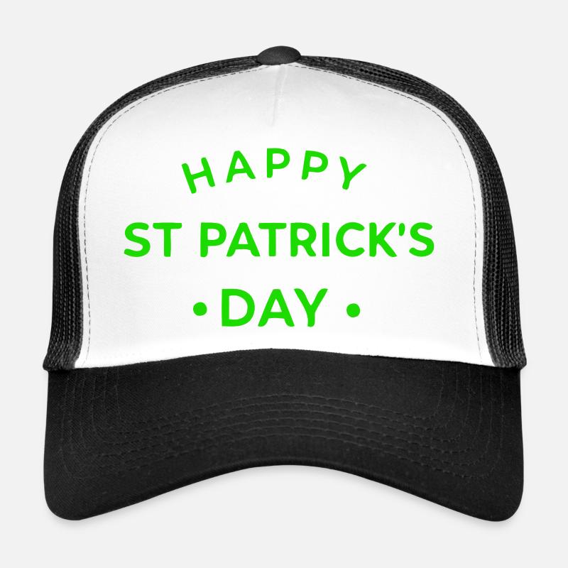 Saint Patrick Vert  Casquette trucker 