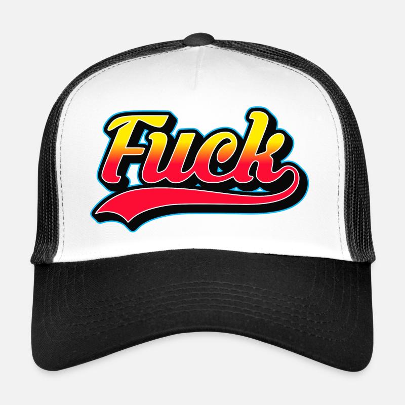 F-Wort-Retro-Logo Trucker Cap