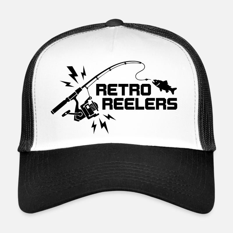 Retro Reelers - Casquette trucker - blanc/noir