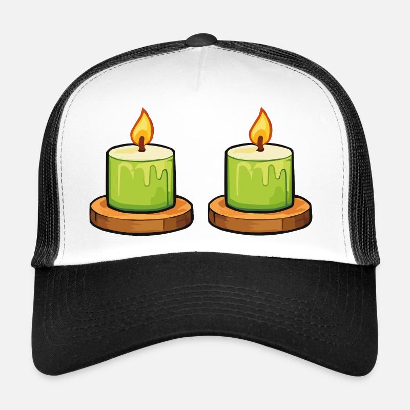 Icône des bougies Casquette trucker 