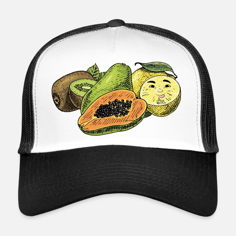  Früchte Obst Trucker Cap