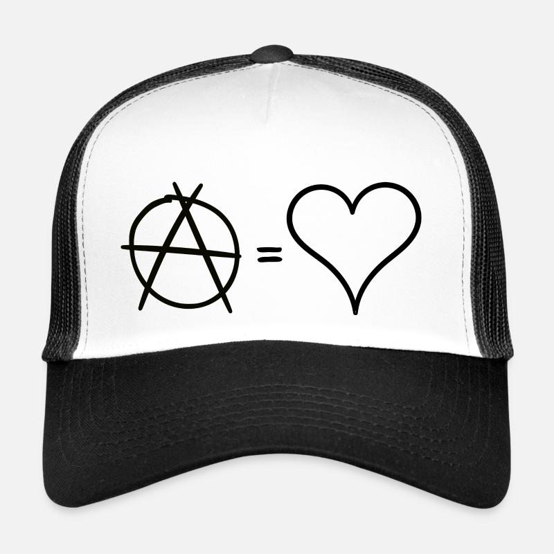 Anarchy is love Trucker Cap