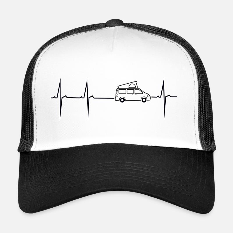 my heart beats for camper van with pop-up roof Trucker Cap