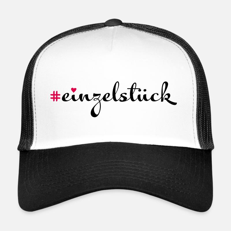 Einzelstück - Trucker Cap - Weiß/Schwarz
