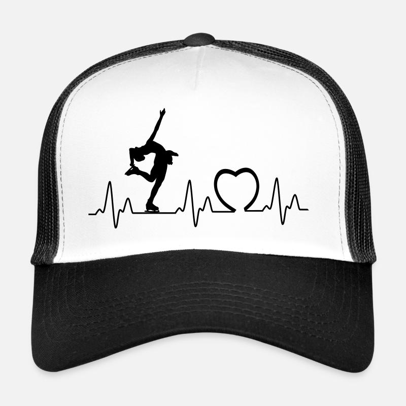 Heartbeat with heart eis2 Trucker Cap