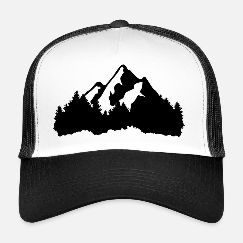 Mountains and Forest Casquette trucker 