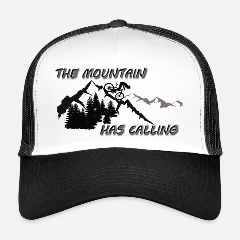 Downhill Schwarz - Trucker Cap - Weiß/Schwarz