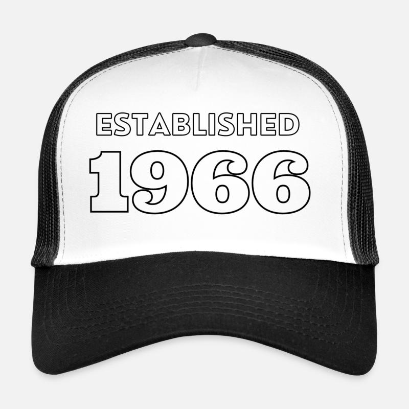Established 1966 - Celebrate your birth year Trucker Cap