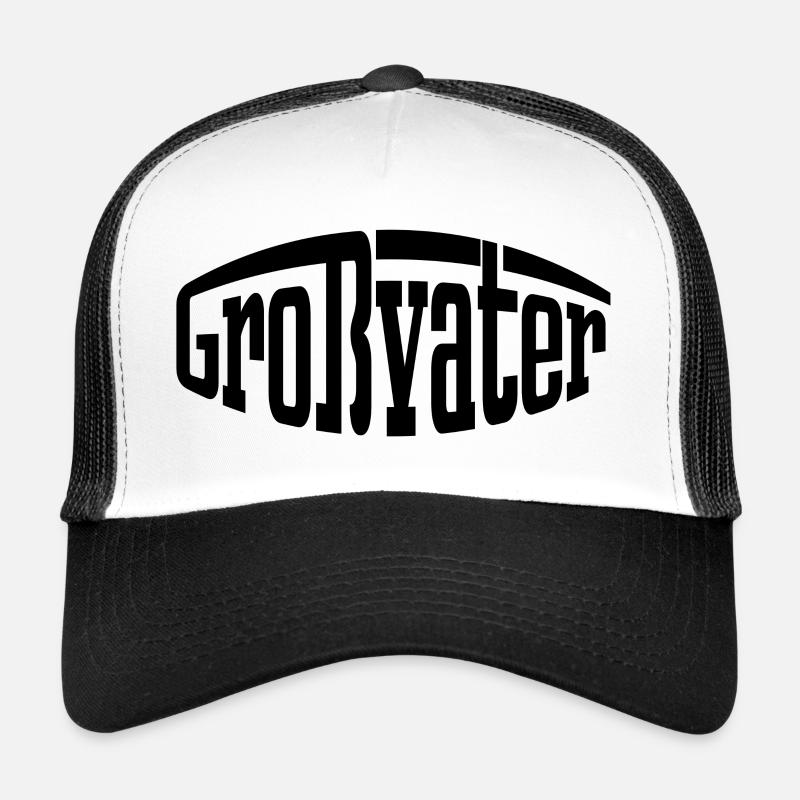 Großvater - Trucker Cap - Weiß/Schwarz