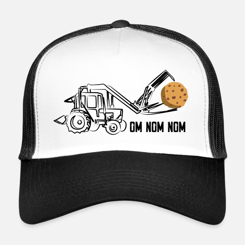 Autocollant DDR Tractor Mug - Casquette trucker  - blanc/noir