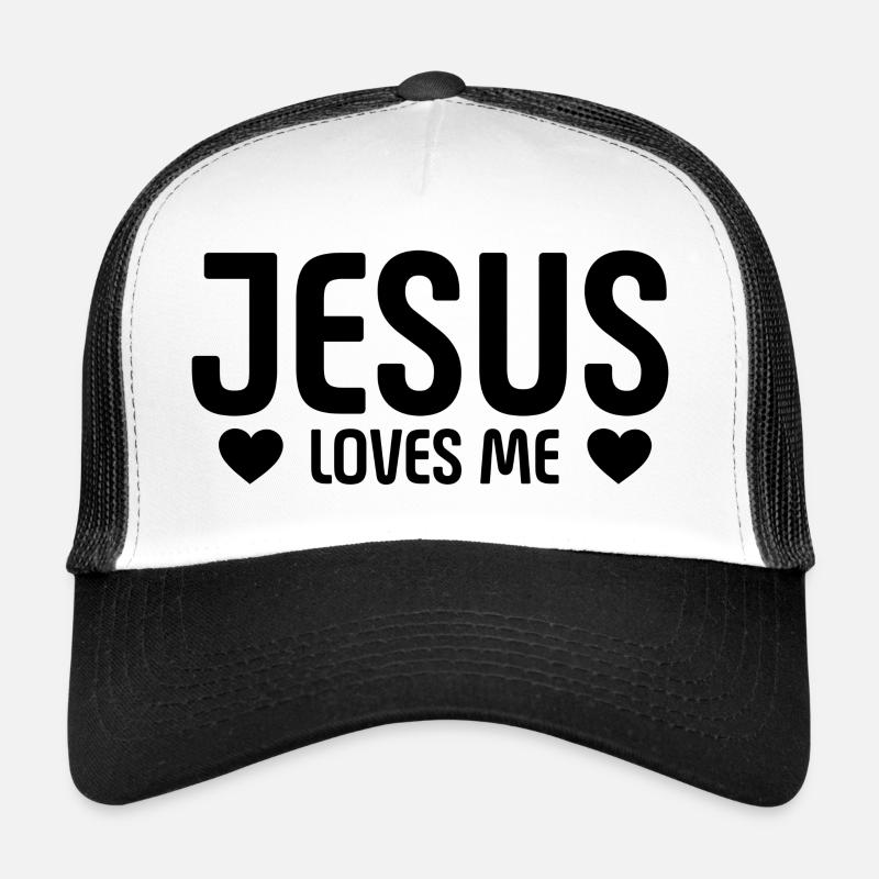 Jésus m’aime Casquette trucker 