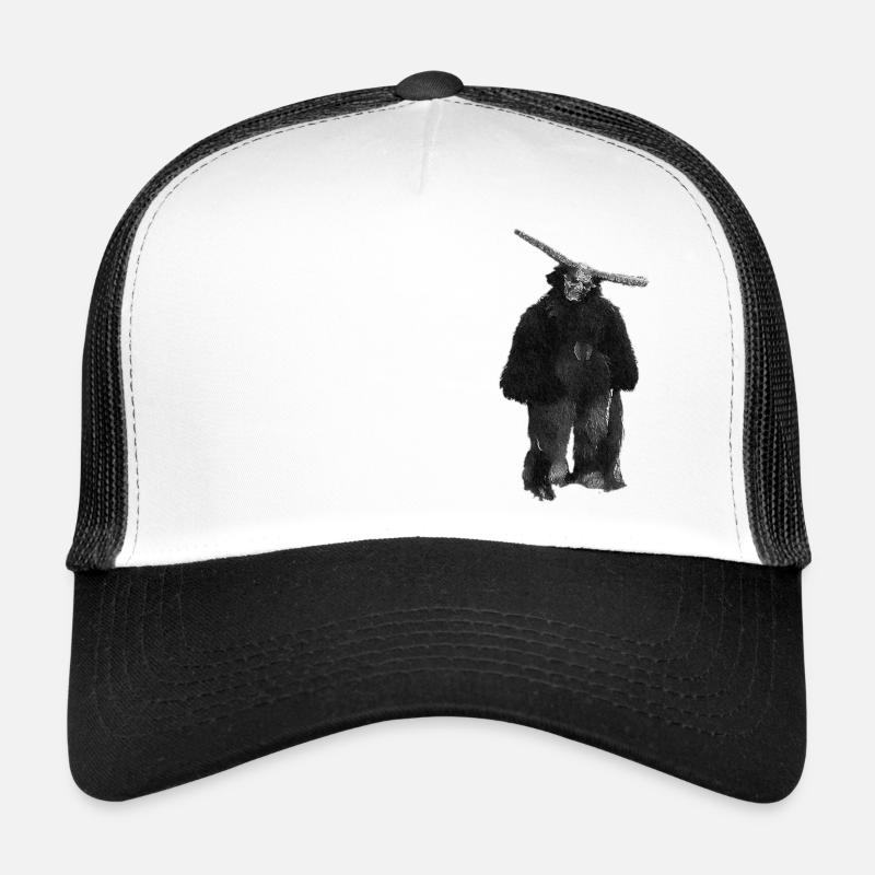 Teufel 2 - Trucker Cap - Weiß/Schwarz