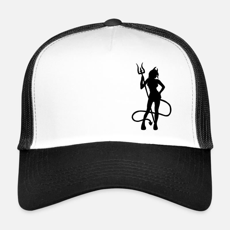 Female devil Trucker Cap
