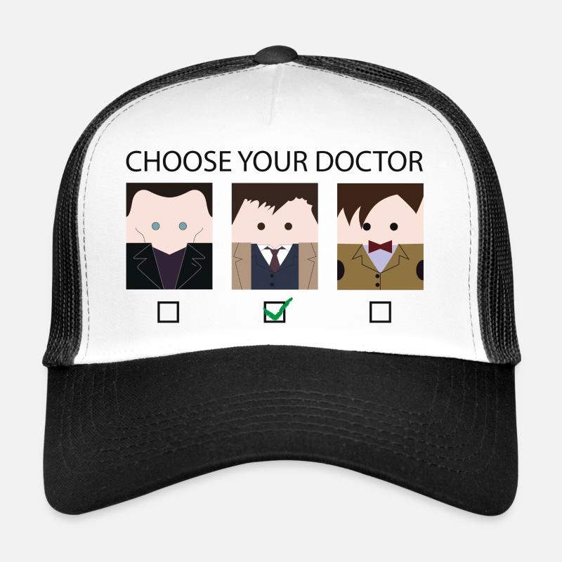 Choose 02 - Trucker Cap - white/black